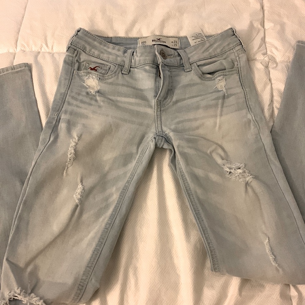 Hollister ripped jeans